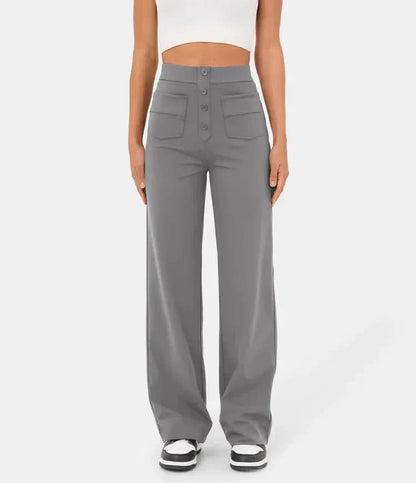 Pantalón Elástico de Cintura Alta