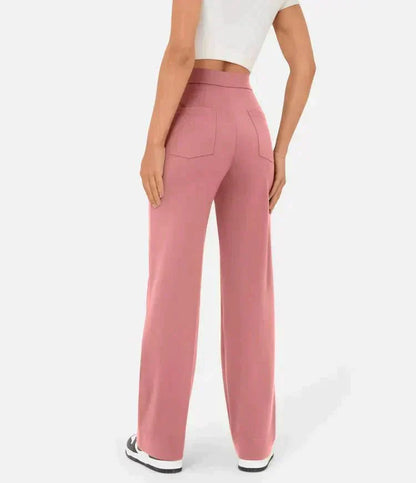 Pantalón Elástico de Cintura Alta